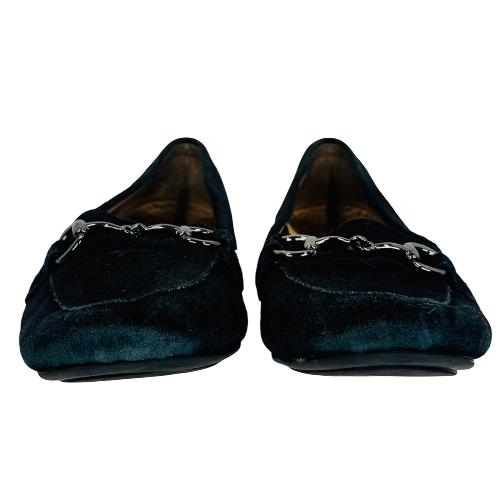 Vionic Bibiana Black Suede Horsebit Loafers Women's‎ 9 Comfort Orthotic Flats - Picture 6 of 10
